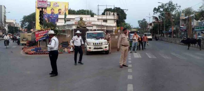 Traffic Police took strict Now