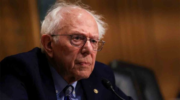 Sanders said in his New York Times op-ed that Kennedy ‘is using his authority to launch a full-blown war on science, on public health and on truth itself’. Photograph: Kevin Mohatt/Reuters bernie sanders demands rfk-jr resignation