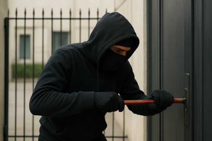 Theft in high security zone