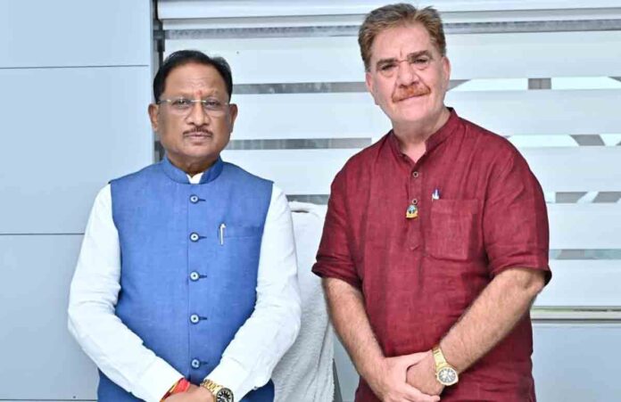 trilochan chawla heartfulness met CM Sai now
