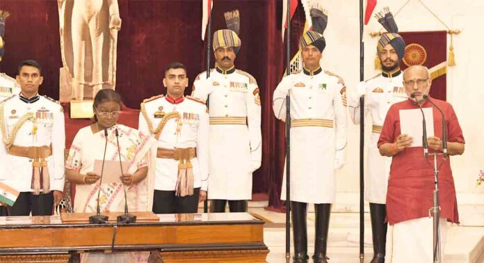 cp radhakrishnan 15th vice president oath