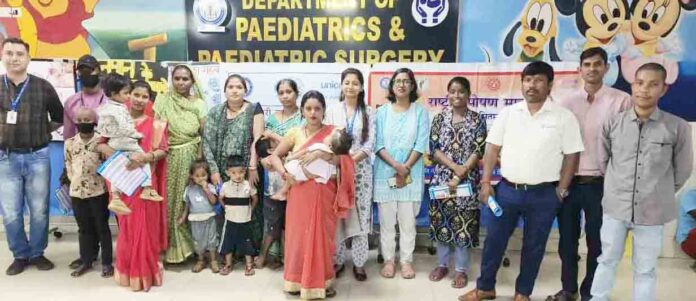 aiims raipur health camp swasth nari abhiyan