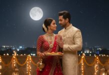 Google Gemini के लिए 5 ऐसे AI Prompts जो आपका करवा चौथ बना देंगे ख़ास AI Prompts for Karwa Chauth Romantic Images