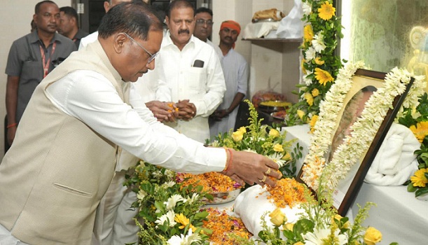 CM Sai attends Condolence meet CM Sai attends Condolence meet