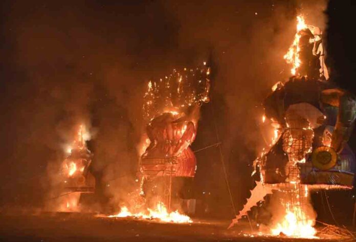 dussehra 101ft ravan dahan