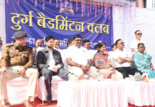 अत्याधुनिक इंडोर बैडमिंटन कोर्ट का किया शिक्षा मंत्री यादव ने लोकार्पण New Indoor Badminton Court