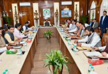 मुख्यमंत्री साय की अध्यक्षता में सिविल लाईन स्थित मुख्यमंत्री निवास कार्यालय में आयोजित कैबिनेट की बैठक Cabinet Meeting in the Presence of CM Sai