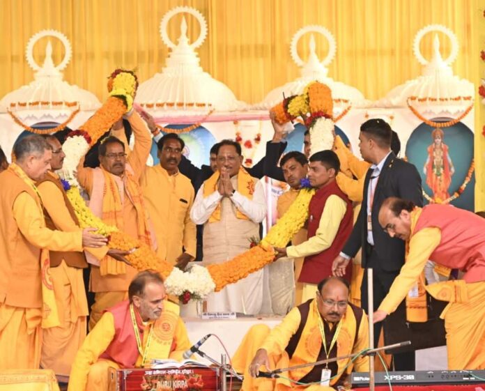 CM Vishnudeo Sai at Hasod CM Sai at Hasod