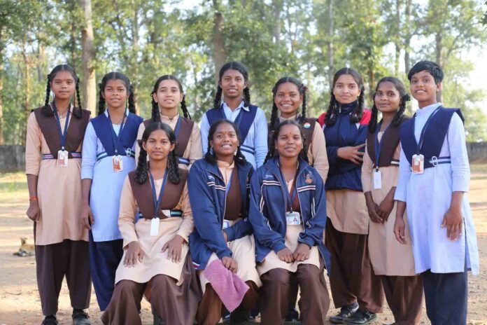 Kondagaon daughters hockey sticks