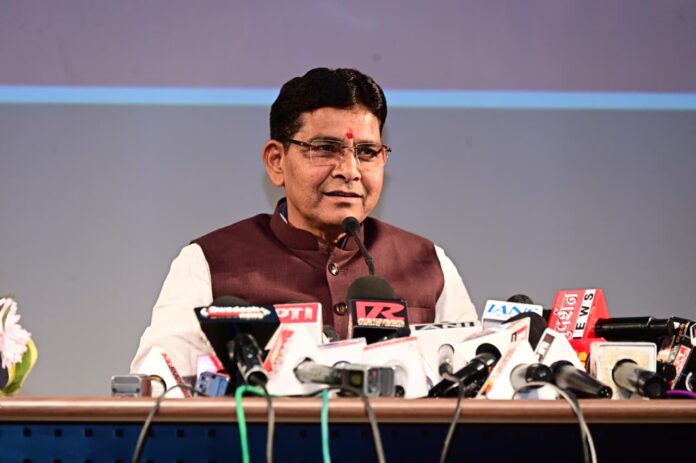 Press Confrence taken by Minister Verma Press Confrence taken by Minister Verma