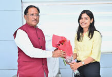 सुप्रिया से प्रेरणा लेकर युवाओं को अपने लक्ष्य की दिशा में आगे बढ़ना चाहिए: मुख्यमंत्री साय CM Sai given Best Wishesh to Supriya