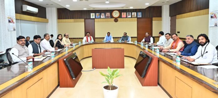 Cabinet Meeting at Mahanadi Bhavan