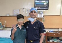 अम्बेडकर अस्पताल में 11 साल के बच्चे के दिल से चिपका दुर्लभ कैंसर निकाला, बना विश्व कीर्तिमान Big Cancer Operation Sucssefully Done at JNM