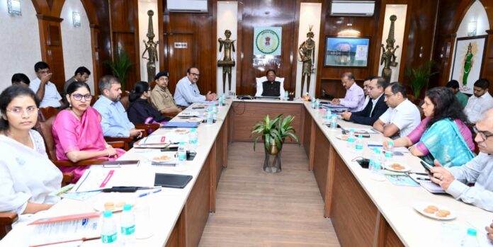 CM Sai taken High Level Meeting With Officers CM Sai taken High Level Meeting With Officers