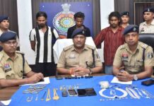 अमलेश्वर पुलिस की प्रभावी कार्यवाही – सूने मकान में हुई चोरी का खुलासा, 03 आरोपी गिरफ्तार Amleshwar Police