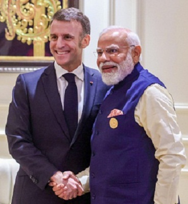 France President Calls PM Modi France President Calls PM Modi