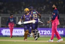 IPL 2026 KKR vs RR: 5 मुकाबलें हारने के बाद 6वे मैच में केकेआर ने चखा जीत का स्वाद, राजस्थान को 4 विकेट से हराया IPL 2026 KKR vs RR