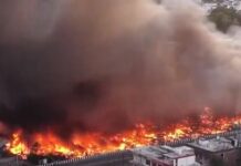 लखनऊ अग्निकांड: 250 से ज्यादा झोपड़ियां हुईं खाक, दो बहनें जिंदा जलीं Lucknow fire