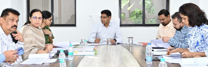 Minister Verma took Review Meeting
