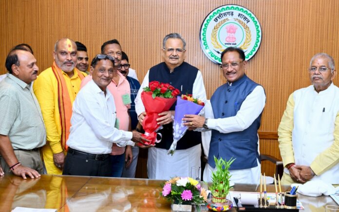 Rajnandgaon Cricket Association Met CM Sai