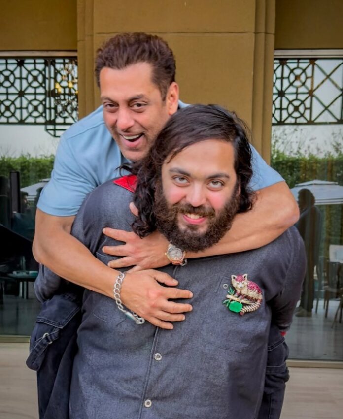 Salman Khan and Anant Amabani
