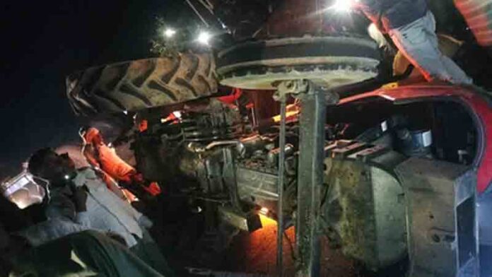 mp sheopur big road accident