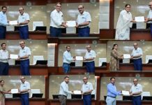 प्रशासनिक दक्षता का सम्मान मुख्य सचिव ने ई-ऑफिस और समयबद्धता के लिए अधिकारियों-कर्मचारियों को नवाजा Adhikariyon aur Karmachariyon