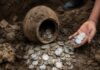 दमोह: घर की खुदाई के दौरान ब्रिटिश काल के चांदी के सिक्के मिले British period silver coins found during excavation