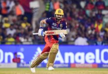 RCB vs KKR: बारिश बद्धित मैच में आरसीबी ने केकेआर को 6 विकेट से हराया, कोहली ने रायपुर में जड़ा शतक IPL 2026 RCB vs KKR
