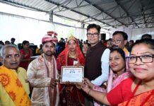 सामूहिक विवाह सामाजिक समरसता, सादगी और दहेज प्रथा के खिलाफ सशक्त संदेश है : वित्त मंत्री चौधरी Minister O.P. Choudhary