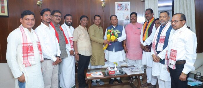 Tribal Communities Delegations met CM Sai