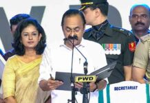 केरल: वीडी सतीशन ने ली मुख्यमंत्री पद की शपथ kerala vd sathisan