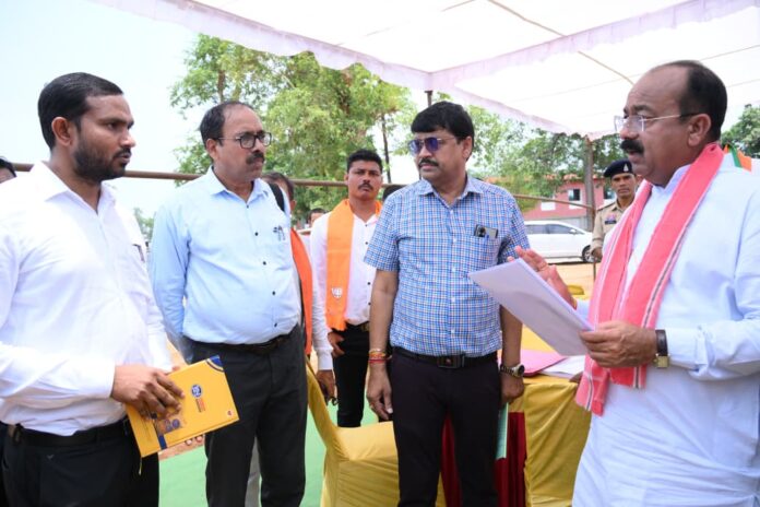 Deputy CM Arun Sao at Sukma