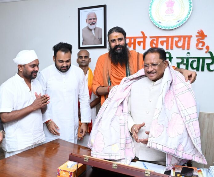 Devkar Saheb met CM Vishnu Deo Sai Devkar Saheb met CM Vishnu Deo Sai
