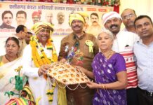 आदिवासी समाज के सशक्त नेतृत्व और शिक्षा से नए छत्तीसगढ़ का निर्माण हो रहा है: मंत्री केदार कश्यप Minister Kashyap at Aadivasi Samaj Bhavan Lokarpan