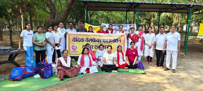 Yoga Day Celebrated by Vaidik Wellfare Foundation