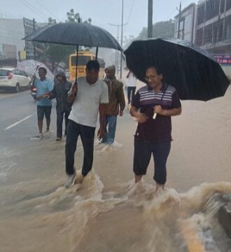 Heavy Rainfall at Bilaspur