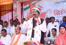 उप मुख्यमंत्री साव के नेतृत्व में 14 गांवों में निकली भव्य तिरंगा यात्रा, गूंजा देशभक्ति का जयघोष 14 Gaon mein Nikli Bhavya Tiranga Yatra
