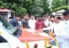 मुख्यमंत्री विष्णु देव साय ने धरसींवा विधानसभा को दी निःशुल्क एम्बुलेंस की सौगात CM Sai gifts free ambulance to Dharsiwa