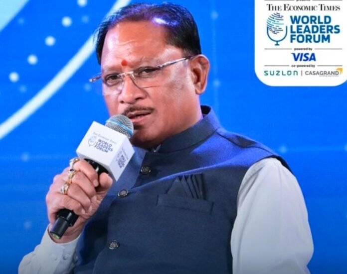 CM Sai ne World Leaders Forum Mein