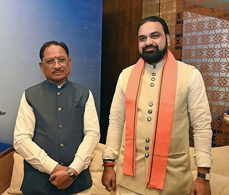 CM Sai ne bihar ke CM Samrat Chaudhary se ki bhent CM Sai ne bihar ke CM Samrat Chaudhary se ki bhent