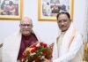 मुख्यमंत्री विष्णुदेव साय से निर्माता-निर्देशक डॉ. चंद्रप्रकाश द्विवेदी ने की सौजन्य मुलाकात Chandraprakash Dwivedi