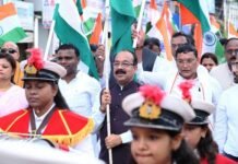 देशभक्ति से ओतप्रोत उत्साह के साथ कांकेर में भव्य तिरंगा यात्रा Kanker Mein Bhavya Tiranga Yatra