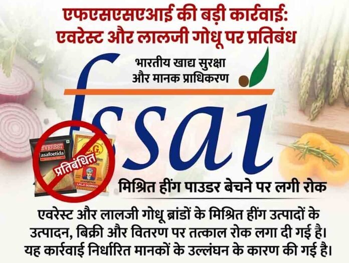 fssai ki ek aur badi karravai