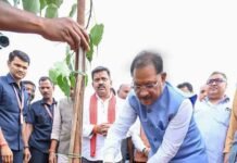 ‘पीपल फॉर पीपुल’ अभियान का शुभारंभ, मुख्यमंत्री साय ने माँ के नाम लगाया पीपल का पौधा pipal for pipul abhiyan