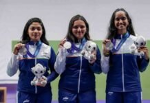 एशियन गेम्स 2026: महिला 10 मीटर एयर राइफल टीम ने जीता सिल्वर, राष्ट्रपति मुर्मु समेत कई नेताओं ने दी बधाई asian games 2026