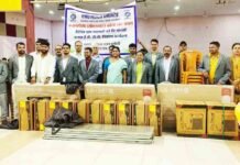 एनएमडीसी बचेली की पहल, 12 ग्राम पंचायतों को टेंट, एलईडी टीवी और साउंड सिस्टम वितरित nmdc bacheli