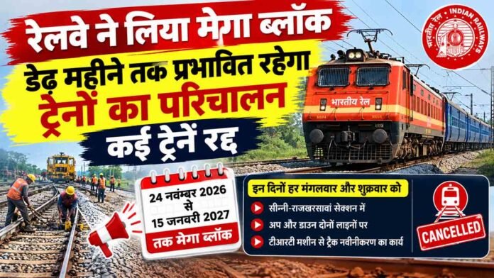 railway ka mega block