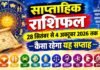 साप्ताहिक राशिफल 28 सितंबर से 4 अक्टूबर 2026 तक; नौकरी, कारोबार, धन और स्वास्थ्य के लिए कैसा रहेगा यह सप्ताह saptahik rashifal 28 september se 4 octoberoctober