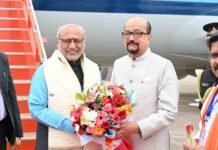 उपराष्ट्रपति राधाकृष्णन का छत्तीसगढ़ की धरा पर आत्मीय अभिनंदन uprashtrapati radhakrishnan